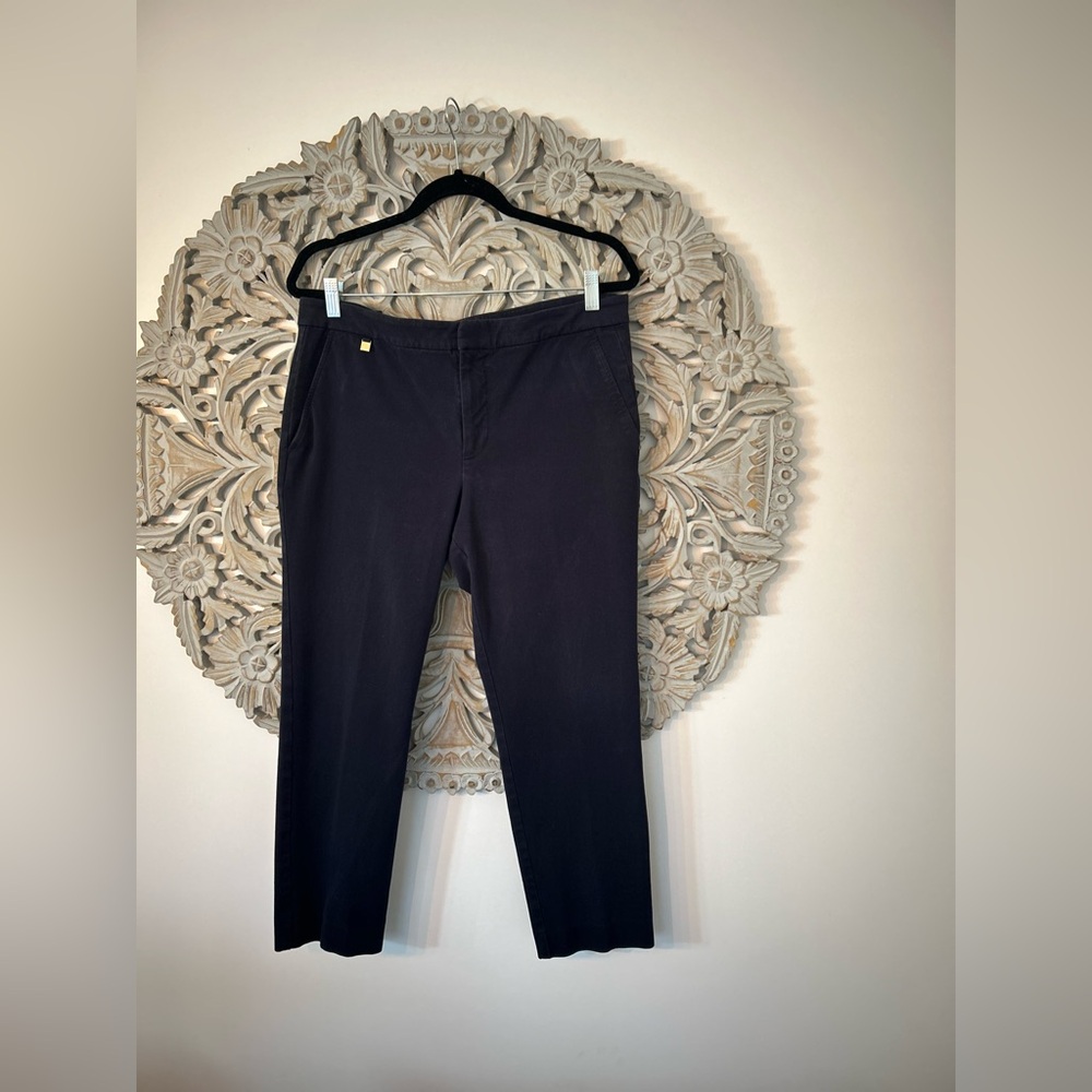 Lauren Ralph Lauren Black Capri Straight Leg Office Pant - Size 12